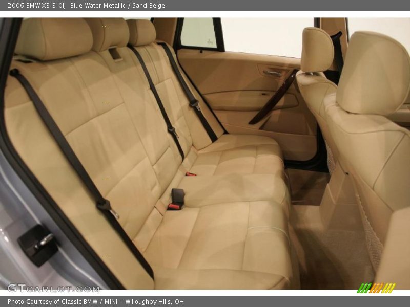 Blue Water Metallic / Sand Beige 2006 BMW X3 3.0i