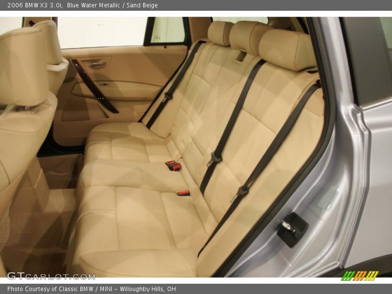 Blue Water Metallic / Sand Beige 2006 BMW X3 3.0i