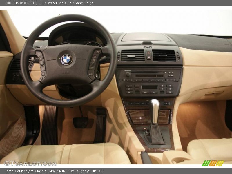 Blue Water Metallic / Sand Beige 2006 BMW X3 3.0i