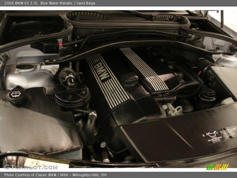 Blue Water Metallic / Sand Beige 2006 BMW X3 3.0i