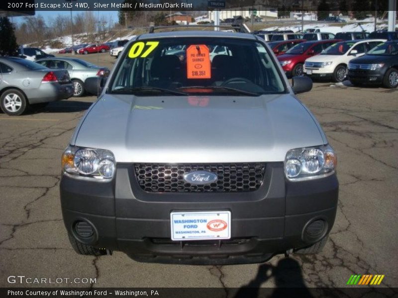 Silver Metallic / Medium/Dark Flint 2007 Ford Escape XLS 4WD