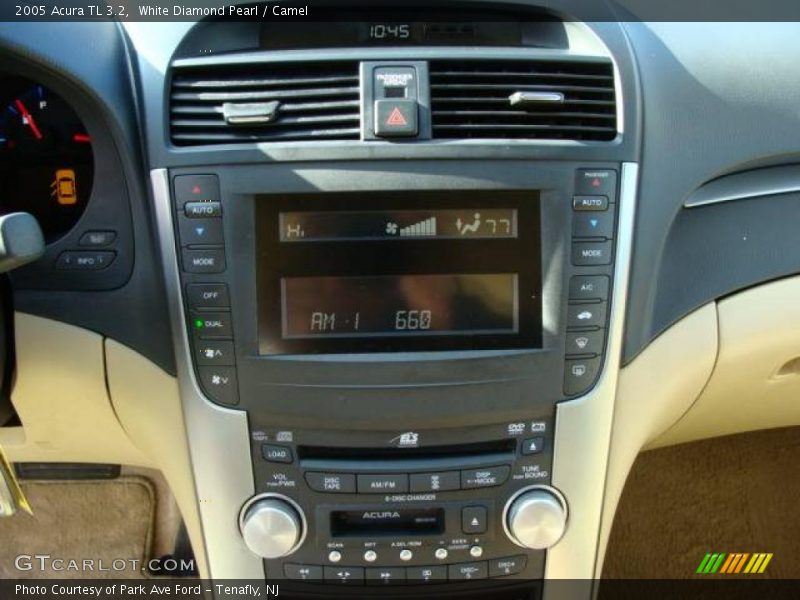 White Diamond Pearl / Camel 2005 Acura TL 3.2
