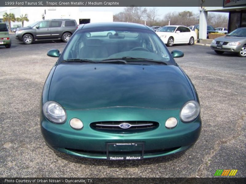 Tropic Green Metallic / Medium Graphite 1999 Ford Taurus SE