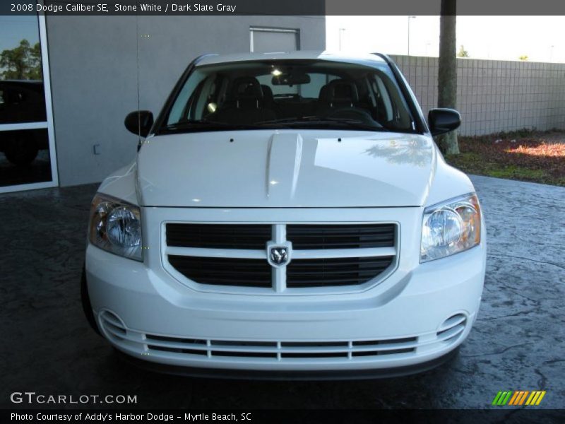 Stone White / Dark Slate Gray 2008 Dodge Caliber SE