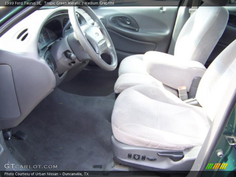 Tropic Green Metallic / Medium Graphite 1999 Ford Taurus SE