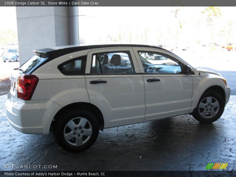 Stone White / Dark Slate Gray 2008 Dodge Caliber SE