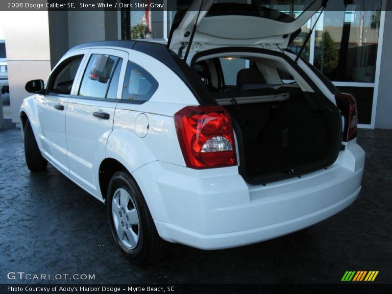 Stone White / Dark Slate Gray 2008 Dodge Caliber SE