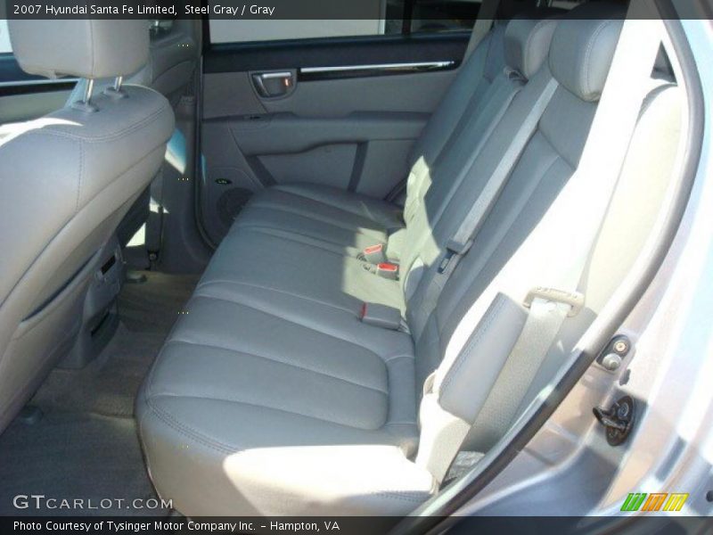 Steel Gray / Gray 2007 Hyundai Santa Fe Limited