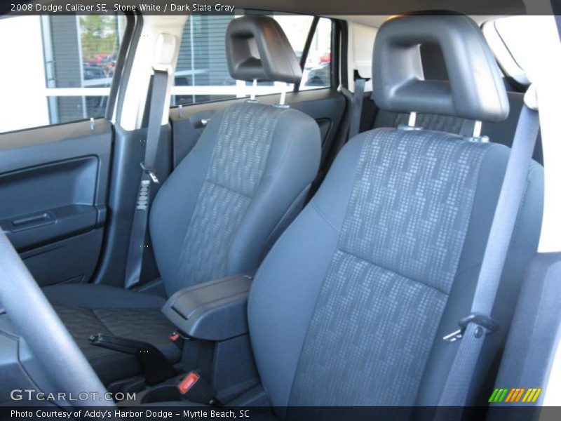 Stone White / Dark Slate Gray 2008 Dodge Caliber SE