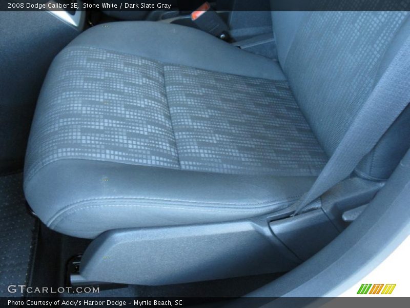 Stone White / Dark Slate Gray 2008 Dodge Caliber SE