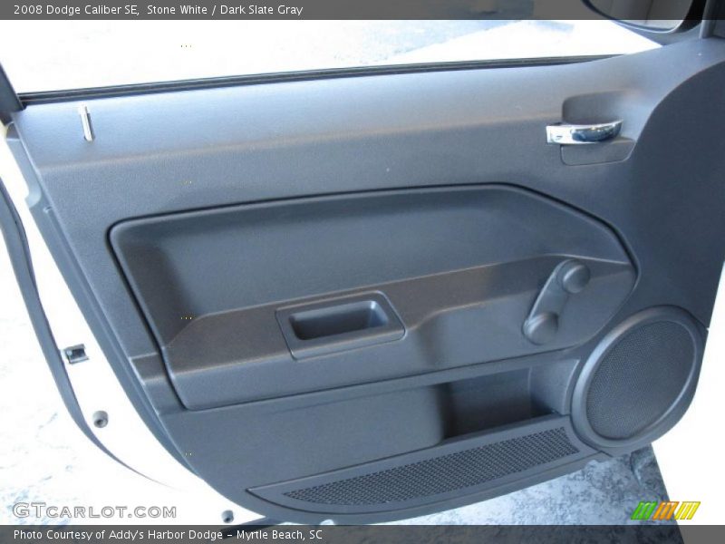 Stone White / Dark Slate Gray 2008 Dodge Caliber SE