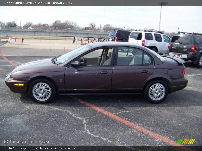 Brown / Gray 1999 Saturn S Series SL2 Sedan