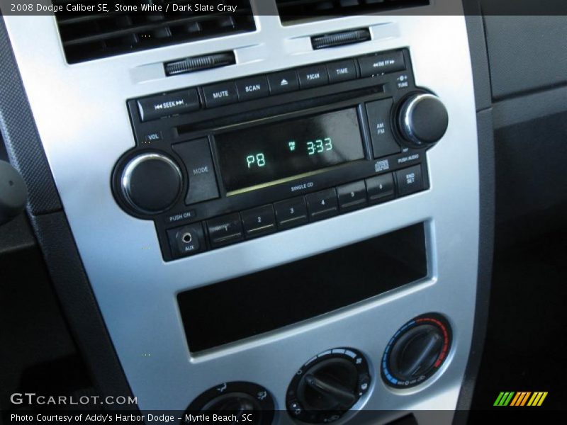 Stone White / Dark Slate Gray 2008 Dodge Caliber SE