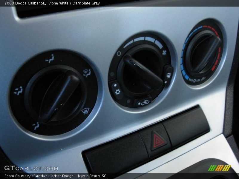 Stone White / Dark Slate Gray 2008 Dodge Caliber SE