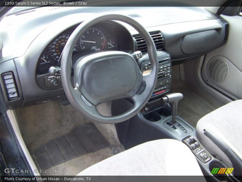 Brown / Gray 1999 Saturn S Series SL2 Sedan