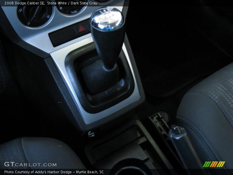 Stone White / Dark Slate Gray 2008 Dodge Caliber SE