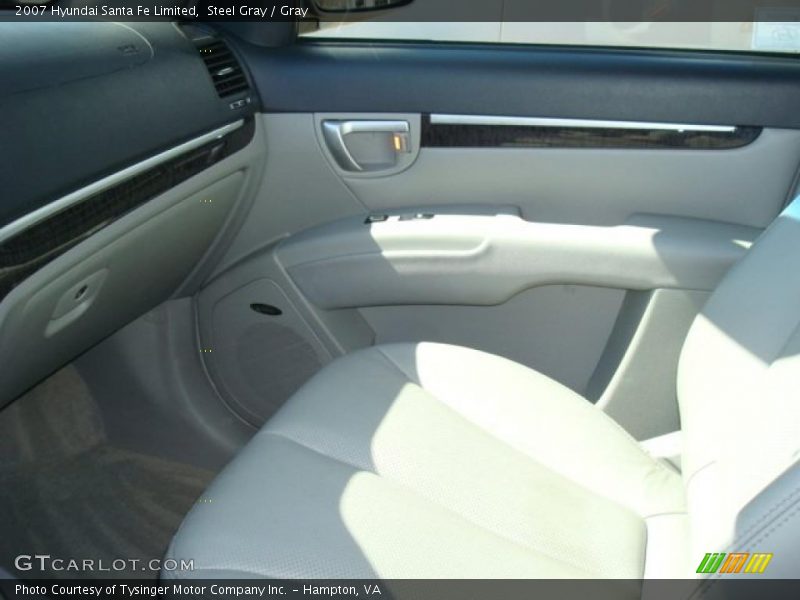 Steel Gray / Gray 2007 Hyundai Santa Fe Limited