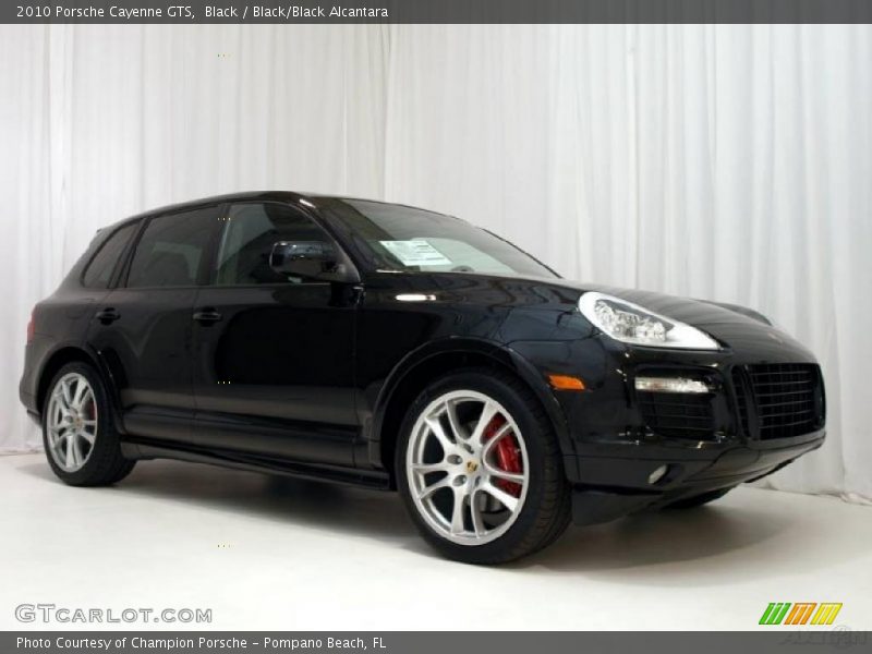 Black / Black/Black Alcantara 2010 Porsche Cayenne GTS