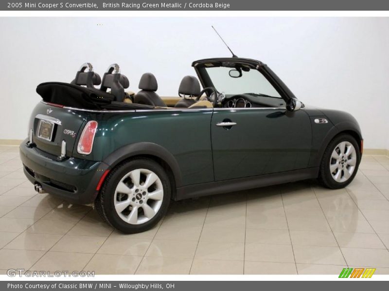British Racing Green Metallic / Cordoba Beige 2005 Mini Cooper S Convertible
