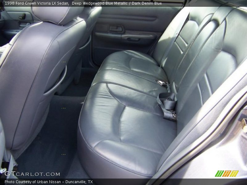 Deep Wedgewood Blue Metallic / Dark Denim Blue 1998 Ford Crown Victoria LX Sedan