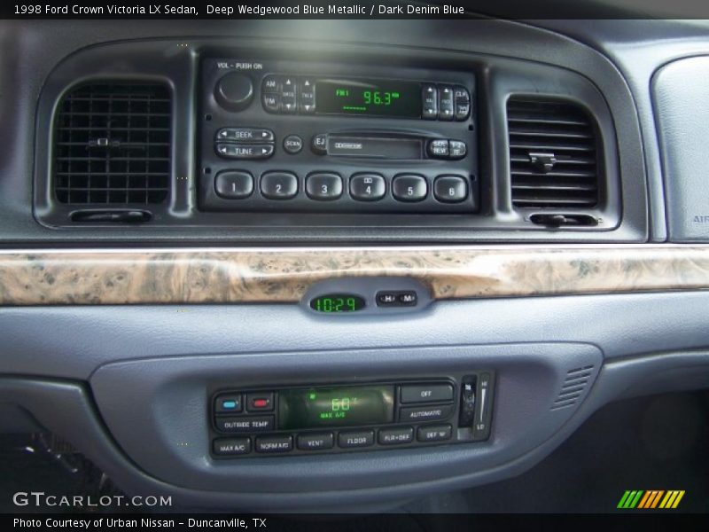 Deep Wedgewood Blue Metallic / Dark Denim Blue 1998 Ford Crown Victoria LX Sedan
