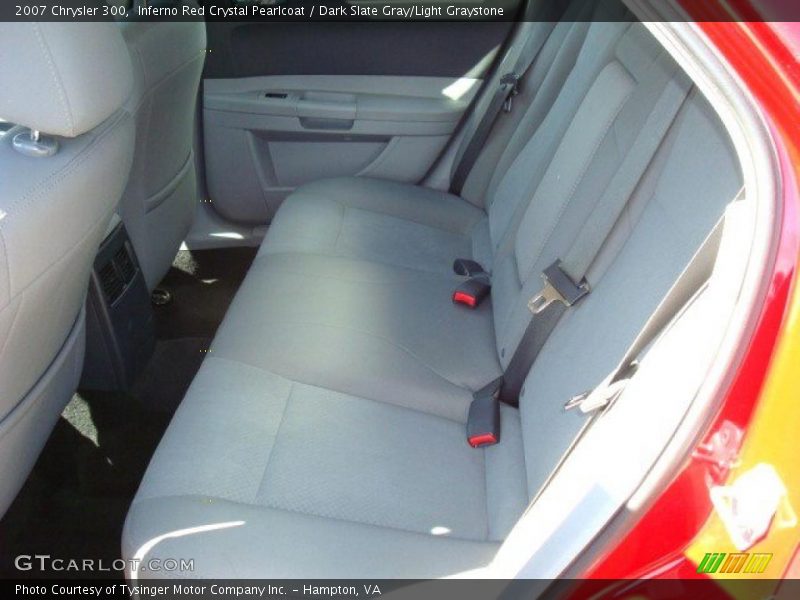 Inferno Red Crystal Pearlcoat / Dark Slate Gray/Light Graystone 2007 Chrysler 300