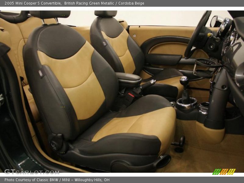British Racing Green Metallic / Cordoba Beige 2005 Mini Cooper S Convertible