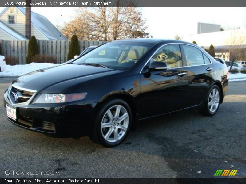 Nighthawk Black Pearl / Parchment 2005 Acura TSX Sedan
