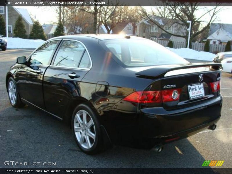 Nighthawk Black Pearl / Parchment 2005 Acura TSX Sedan