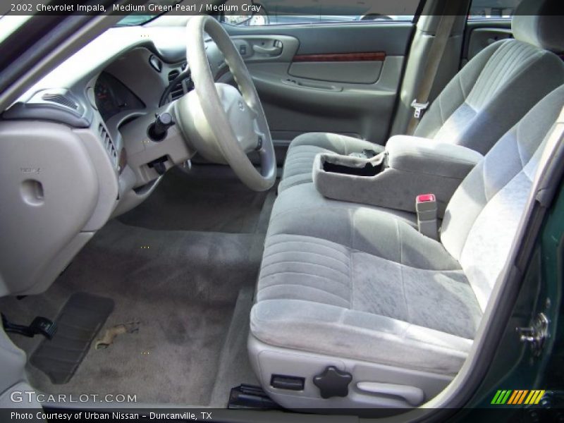 Medium Green Pearl / Medium Gray 2002 Chevrolet Impala