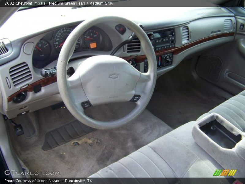 Medium Green Pearl / Medium Gray 2002 Chevrolet Impala