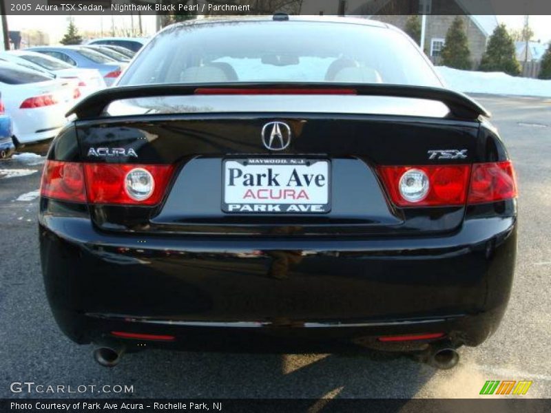 Nighthawk Black Pearl / Parchment 2005 Acura TSX Sedan