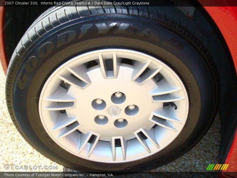 Inferno Red Crystal Pearlcoat / Dark Slate Gray/Light Graystone 2007 Chrysler 300