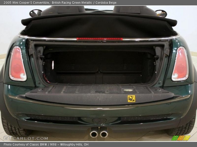 British Racing Green Metallic / Cordoba Beige 2005 Mini Cooper S Convertible