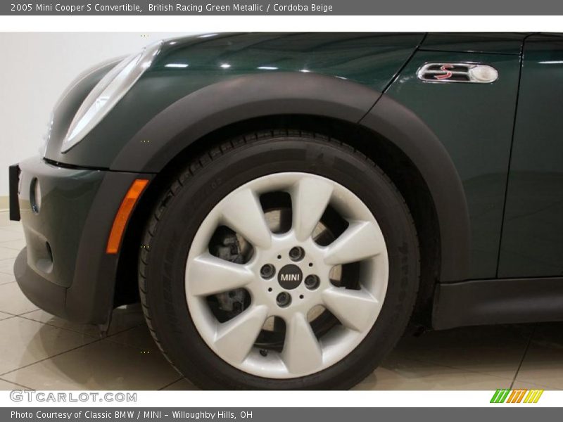 British Racing Green Metallic / Cordoba Beige 2005 Mini Cooper S Convertible