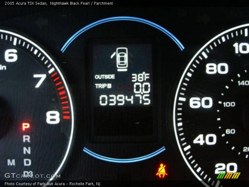 Nighthawk Black Pearl / Parchment 2005 Acura TSX Sedan