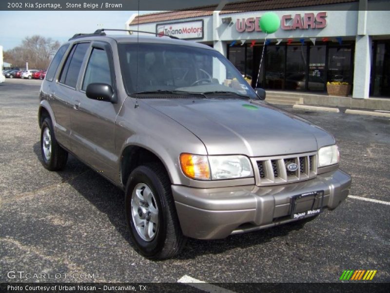 Stone Beige / Brown 2002 Kia Sportage