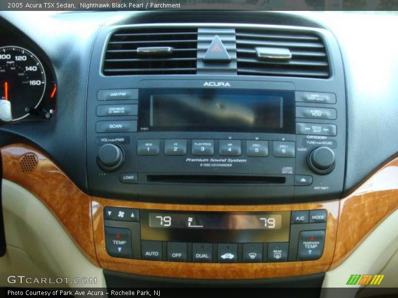 Nighthawk Black Pearl / Parchment 2005 Acura TSX Sedan