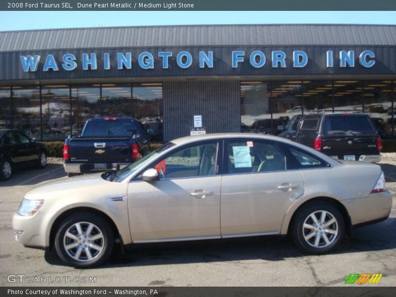 Dune Pearl Metallic / Medium Light Stone 2008 Ford Taurus SEL
