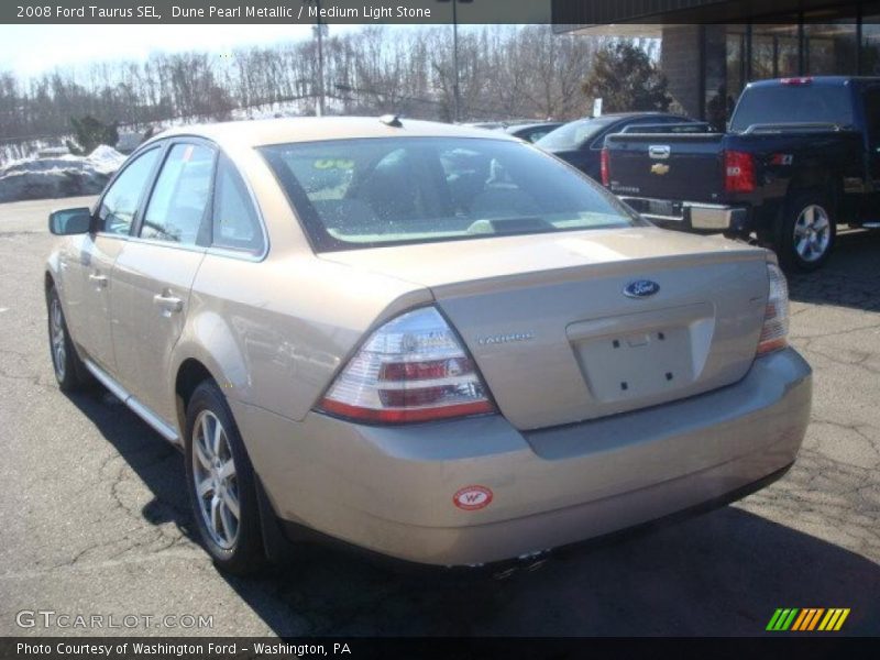 Dune Pearl Metallic / Medium Light Stone 2008 Ford Taurus SEL