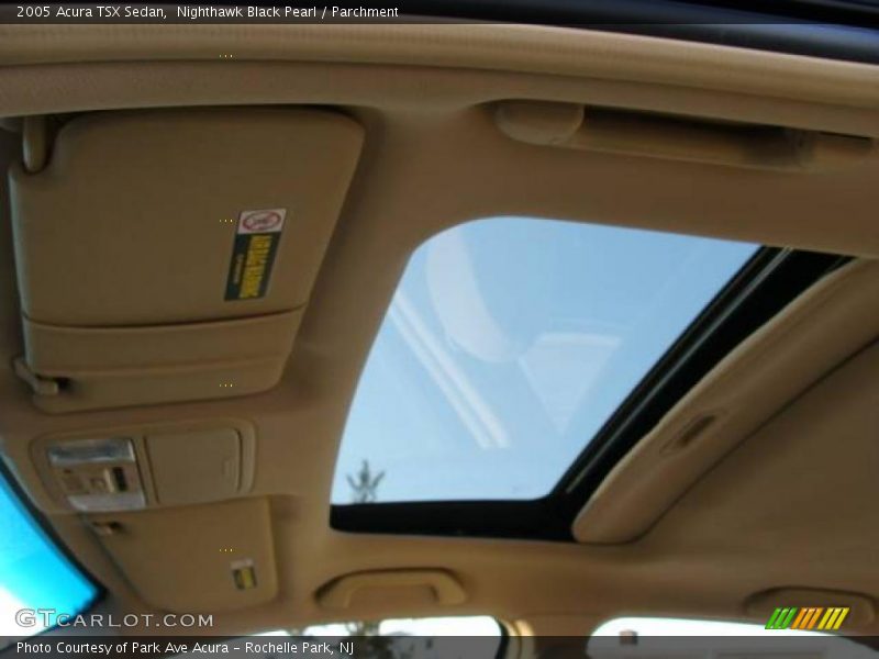 Nighthawk Black Pearl / Parchment 2005 Acura TSX Sedan