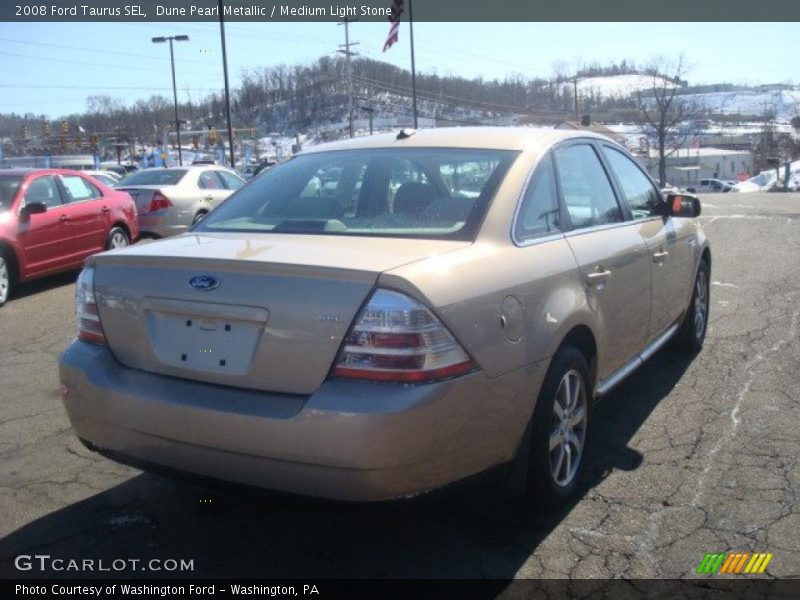 Dune Pearl Metallic / Medium Light Stone 2008 Ford Taurus SEL
