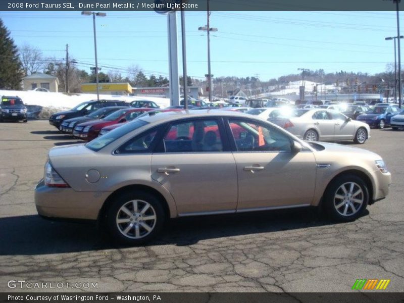 Dune Pearl Metallic / Medium Light Stone 2008 Ford Taurus SEL