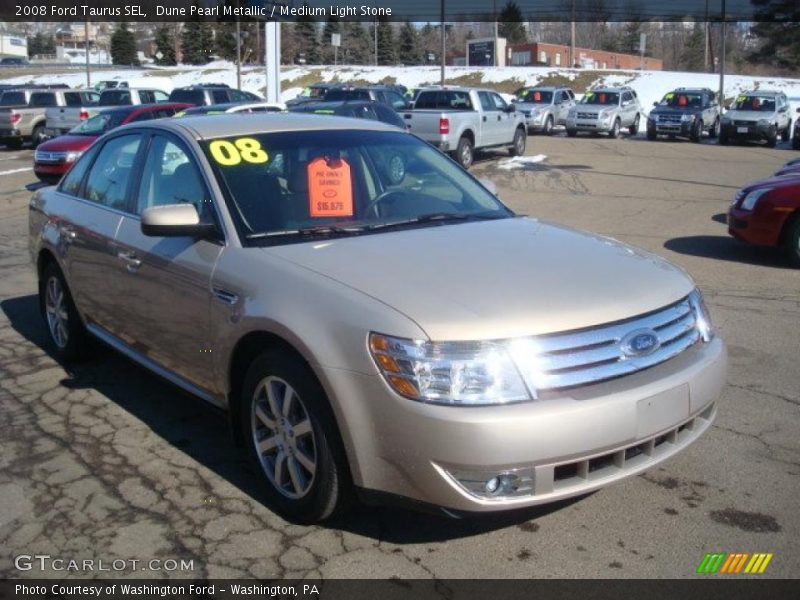 Dune Pearl Metallic / Medium Light Stone 2008 Ford Taurus SEL