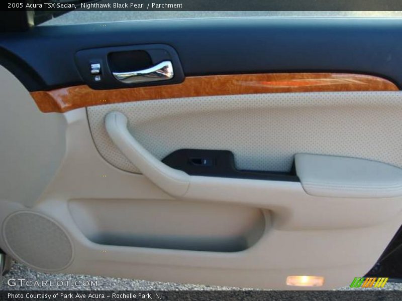 Nighthawk Black Pearl / Parchment 2005 Acura TSX Sedan