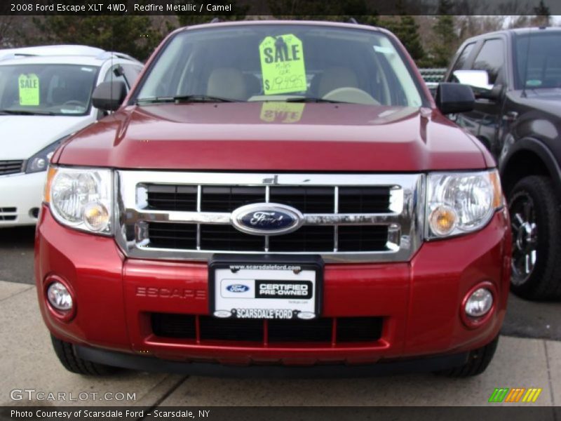 Redfire Metallic / Camel 2008 Ford Escape XLT 4WD