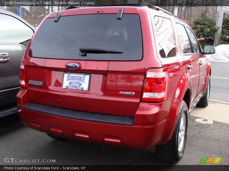 Redfire Metallic / Camel 2008 Ford Escape XLT 4WD