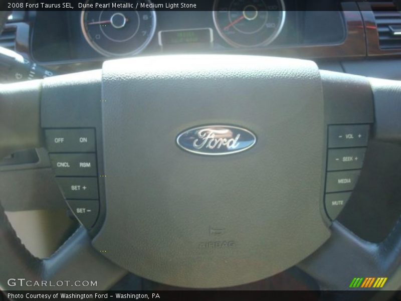 Dune Pearl Metallic / Medium Light Stone 2008 Ford Taurus SEL