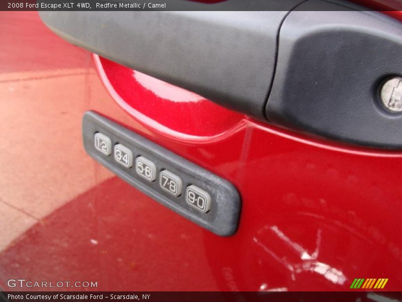 Redfire Metallic / Camel 2008 Ford Escape XLT 4WD