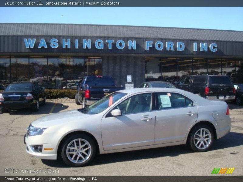Smokestone Metallic / Medium Light Stone 2010 Ford Fusion SEL